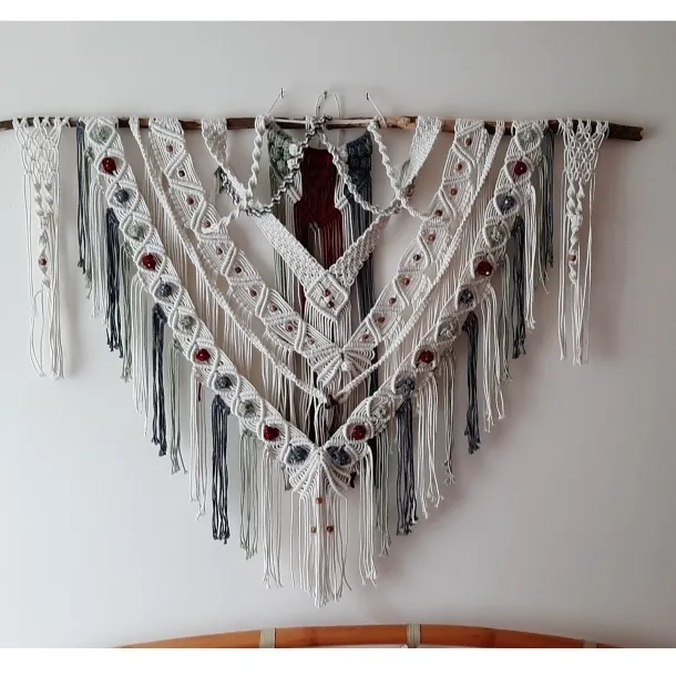 Buntes großes Makramee