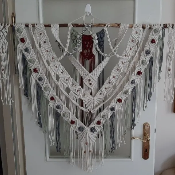 Buntes großes Makramee