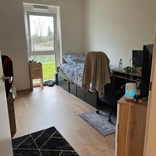 3 Zimmer und Garten, mit Kaufoption